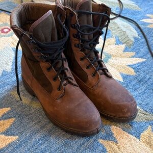 Vintage Rocky Brown Leather Outdoor Boots Made in the USA size‎ 10